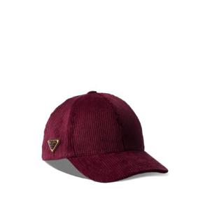 26 SS 프라다 코듀로이 베이스볼 캡 모자 1HC27413I4 TP441958201