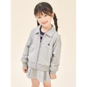 [TAG 139000원][빈폴키즈] 저지 칼라 루즈핏 집업 투피스  그레이 (BI5871G033)