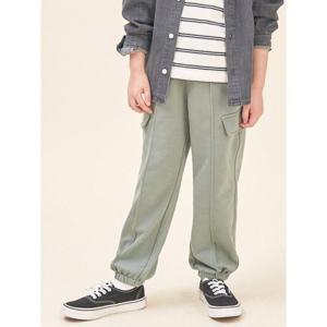 [빈폴키즈] 포켓 저지 와이드 팬츠  라이트 그린 (BI5821U06L)