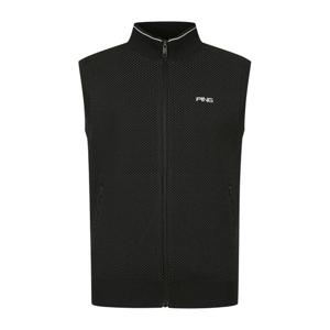 [핑골프]남성 조직감 집업 니트 베스트 111E1SV101