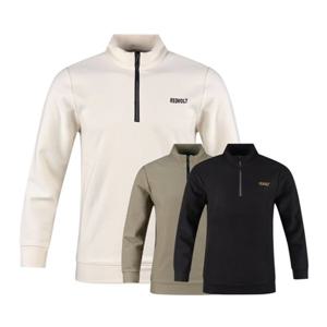 럭스골프 남성 반집업 긴팔 골프셔츠 RM3A426