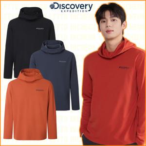디스커버리 25FW 가을 신상 남성 후드형 기능성 긴팔티 DMRL3U054-ICTT