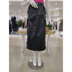 [포커스]MARIO포커스 스트링 레더 롱 스커트  FF3H7SK01076