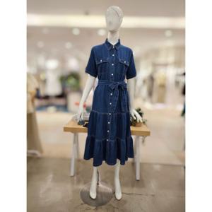 [포커스]MARIO포커스 티어드 청 원피스 FM5D3OP32171