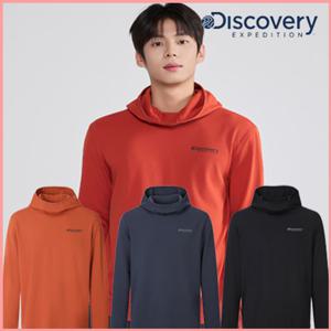 디스커버리 (DMRL3U054) 남성 후드형 기능성 긴팔티