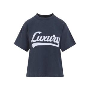 Balenciaga 프린트 티셔츠 850990TTVB6 8593WASHEDNAVYWHITE TP948296581