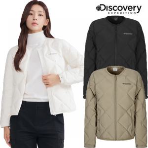 [디스커버리] 25FW 여성 디하스 U넥 튜브 다운 경량패딩 DWDJ74056-DXNW