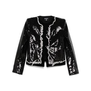 26 SS 발망 러브 레터 프린트 재킷 EF1SK740PC70 TP434768056