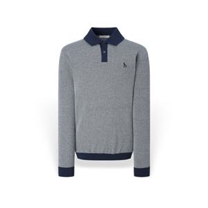 [헤지스] 남성 짜임패턴 카라 긴팔니트 HZSW5F321N2