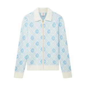 카사블랑카 패턴 집업 가디건 MPF25KW100501