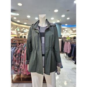 포라리 세이브존05 배색 포인트 탈부척 후드 가을 점퍼 LB34051