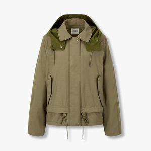 톰보이  9105313115 이중 밑단 후디 탈착 레글런 점퍼