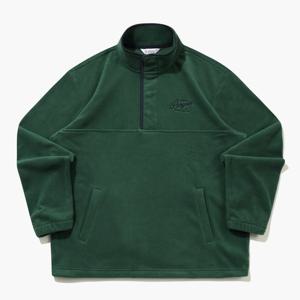 [먼싱웨어]남성 플리스 반집업 티셔츠 딥그린 MQ421PTLO1