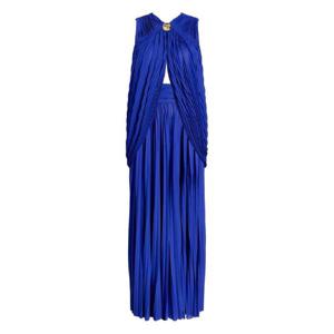 26 SS 프로엔자슐러 플리츠 장식 맥시 파티 드레스 R2543005JY074 TP443088753