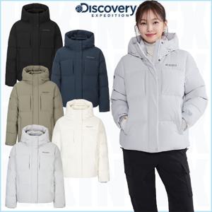 디스커버리 25FW 여성 구스다운 DWDJ62056 여자 숏패딩 레스터G 구스 다운 시그니쳐 커플다운 HKDJ