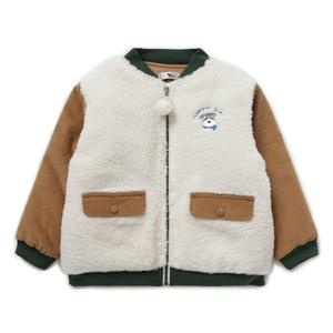 [블루독베이비] 25FW BE)컬러매치 FUR 점퍼 HH (45C1411303)