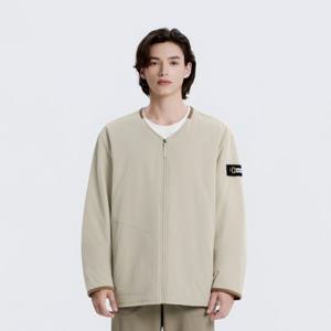 내셔널지오그래픽N254UPD902 넥리스 패딩 점퍼 MOURNING BEIGE