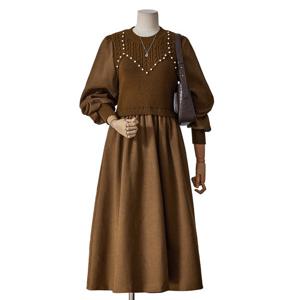 [포커스]진주 코듀로이 원피스_FW4J3OP3109