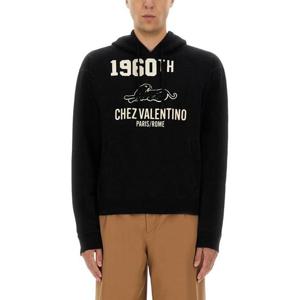 발렌티노 가라바니 후드 티셔츠 7V3MF29MB1M9RA BLACK