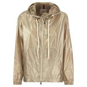 26 SS 몽클레어 드로스트링 웨이스트 롱슬리브 후드 자켓 베이지 1A00083596OY