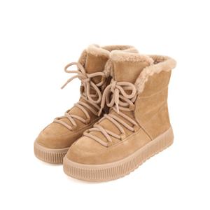 [BABARA] 바바라 소가죽 스웨이드 퍼 방한부츠 BBH872CM