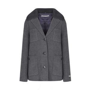 [샤트렌]니트카라 탈부착 코트형 자켓_HCDWJK301