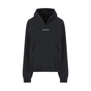 26 SS 발렌시아가 로고 디테일 코튼 후드티 827939TTVJ21569 TP443501158