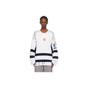 마린세르 티셔츠 리사이클 그래픽 저지 LS 하키 티셔츠 252020F110062