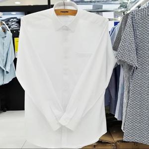 [레노마셔츠]일반핏/뱀부 폴리스판트윌 긴소매 와이셔츠 RZRSGP9