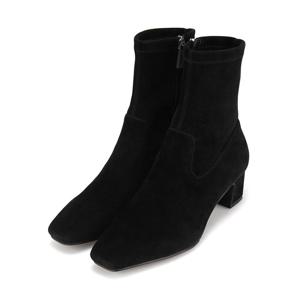 [바바라(슈즈)]바바라 양가죽 스웨이드스판 앵클부츠 BBI845-BK