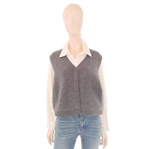 [숲]오픈형 브이넥 니트 조끼 SBAVK31