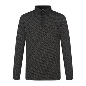 [핑]남성 패턴 카라긴팔   티셔츠111E1TO 107_GY