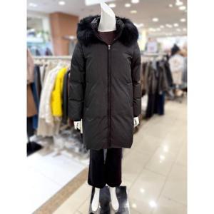 소고 세이브존01 토끼털 안감 폭스퍼 후드 구스 롱 점퍼 TK4FA15