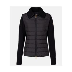 몽클레어 다운 패널 버진 울 카디건 P01095754