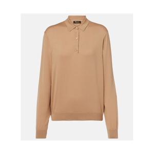 로로피아나 Ice Wish 코튼 폴로 스웨터 P01069271