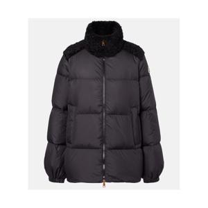 몽클레어 Esnaie 플리스 트리밍 다운 재킷 P01100846