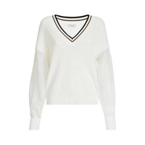 26 SS Brunello Cucinelli 오간자 소매 스웨터 M19759412CVB62 TP444372277