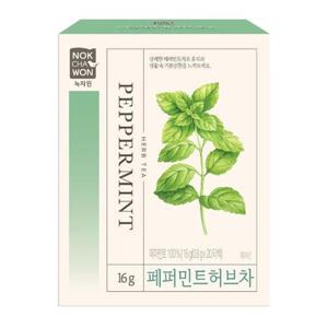 페퍼민트 허브차(0.8gx20T/녹차원) 자재