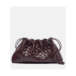 보테가베네타 Notte 인트레치아토 스몰 레더 파우치 P01117812