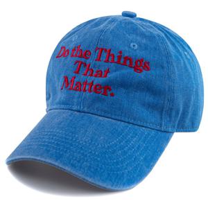 [윅]V2.That Matter 피그먼트 볼캡-블루