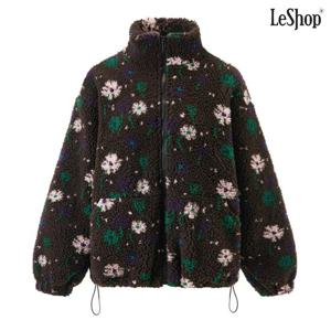 [르샵]플라워 양털 시어링 플리스 집업 퍼 자켓 (DP4JK017A)