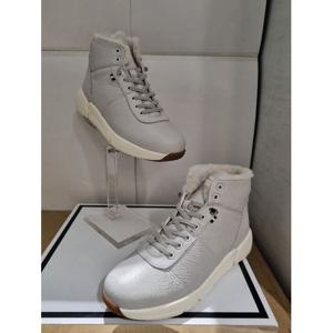 [에스콰이아]MARIO여성 쿠션좋고 발편한 밴딩끈 캐주얼 퍼 부츠 굽3센치YAAWBS603WH