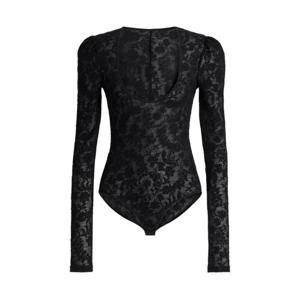 26 SS 알베르타페레티 플로럴 레이스 긴소매 바디수트 AEF261U11041621 TP445057522