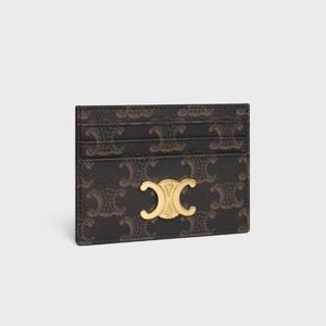 셀린느트리옹프 캔버스 카드 지갑