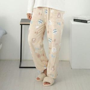 겨울 잠옷 파자마 홈웨어 수면잠옷 헬로팬더 수면바지 극세사
