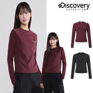 디스커버리 25FW 신상/여성/슬림핏/기능성/델타픽 세미크롭 긴팔티 DWRL4G054