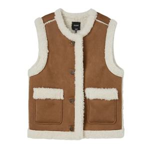 [랩]인조 무스탕 베스트 AR4MVA60