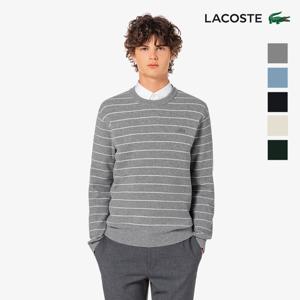 [라코스테공식] 남성 베이직 크루넥 풀오버 AH596E-55N 5종 택1