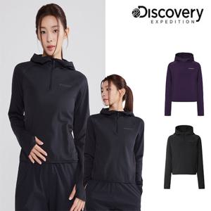 디스커버리 25FW 신상/할인/여성/기능성/보온성/델타픽 경량 레이어드 후드티 DWHD4A054