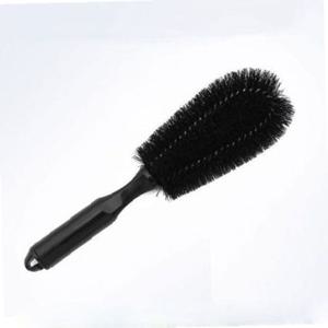 Coms 휠 타이어 브러쉬 차량 세차용 검정 약 25cm